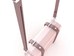 Dior and rimowa clutch shoulder pink 3D Model