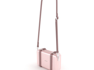 Dior and rimowa clutch shoulder pink 3D Model