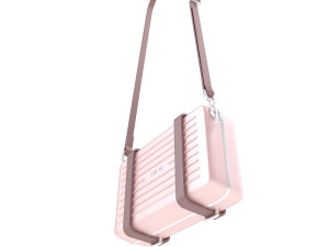 Dior and rimowa clutch shoulder pink 3D Model