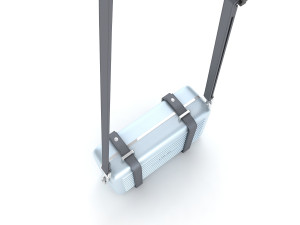 Dior and rimowa clutch shoulder blue 3D Model