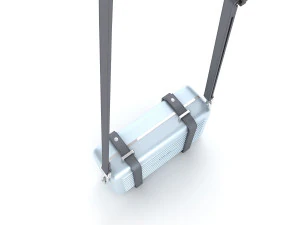 Dior and rimowa clutch shoulder blue 3D Model