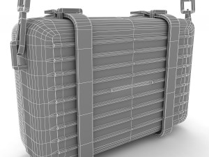 Dior and rimowa clutch shoulder blue 3D Model