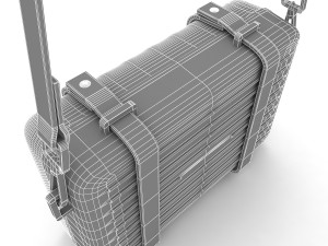 Dior and rimowa clutch shoulder blue 3D Model