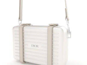 Dior e rimowa embreagem ombro cinza Modelo 3D