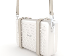 Dior and rimowa clutch shoulder gray Modelo 3D