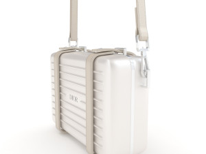 Dior and rimowa clutch shoulder gray Modelo 3D