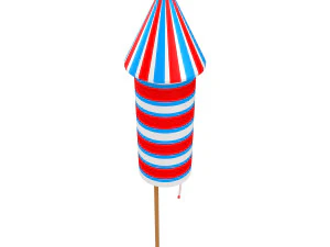Firework rocket collection 3D Model