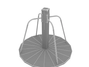 Lappset carousel 3D Model