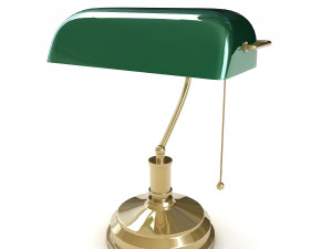 Banker Lamp 3D Model