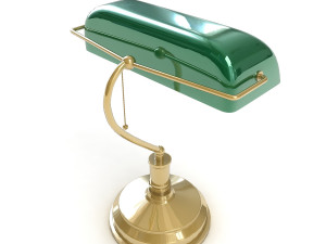 Banker Lamp 3D Model