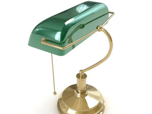 Banker Lamp 3D Model