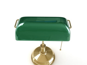 Banker Lamp 3D Model
