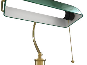 Banker Lamp 3D Model