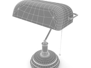 Banker Lamp 3D Model