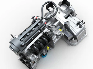 Car Engine 3D Model
