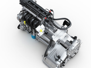 Car Engine 3D 모델