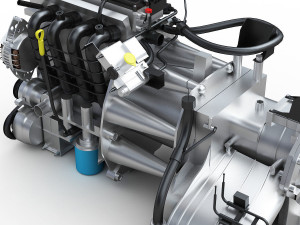 Car Engine 3D 모델