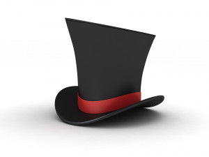 Cartoon Cilinder Hat 3D Модель