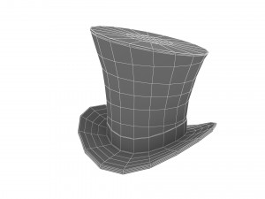 Cartoon Cilinder Hat 3D Модель