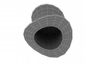 Cartoon Cilinder Hat 3D Модель