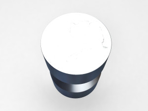 CB2 Silo Side Table Model 3D
