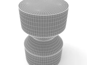 CB2 Silo Side Table 3D Model
