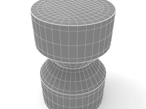 CB2 Silo Side Table 3D Model