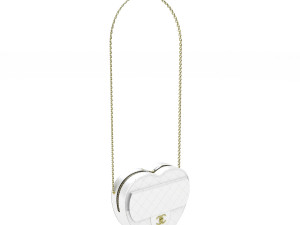 Chanel Heart Bag Collection 3D मॉडल
