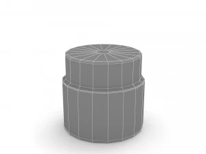 Cosmetic Containers for Mockup 2 3D Model