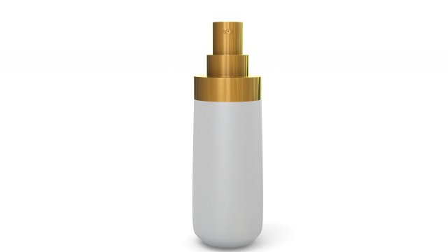 Cosmetic Containers for Mockup 7 3D Model .c4d .max .obj .3ds .fbx .stl .blend 