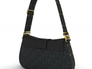 Dior Street Chic bag Blak Print 3D मॉडल