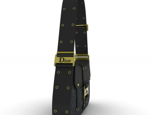 Dior Street Chic bag Blak Print 3D मॉडल