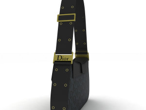 Dior Street Chic bag Blak Print 3D मॉडल