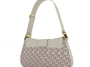 Dior Street Chic bag Cream Red 3D-Modell