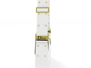 Dior Street Chic bag White Leather 3D-Modell