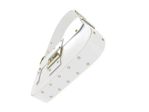 Dior Street Chic bag White Leather 3D Model