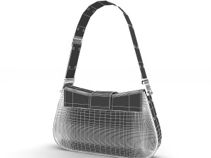 Dior Street Chic bag White Leather 3D-Modell