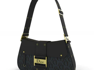 Dior Street Chic bag Collection 3D Model