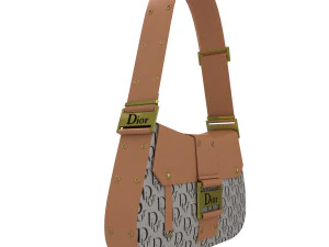Dior Street Chic bag Collection 3D Model