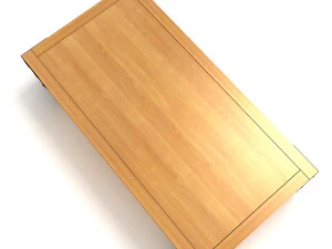 Industrial Cart Coffee Table 3D Model