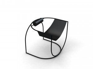 Living Divani Lemni Armchair Modello 3D