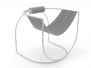 Living Divani Lemni Armchair Modello 3D