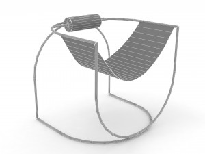 Living Divani Lemni Armchair Modello 3D