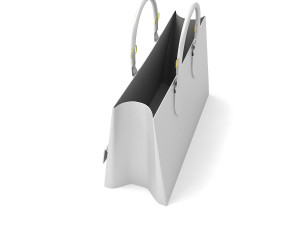 Louis Vuitton Lockme PM Tote Bag White Model 3D