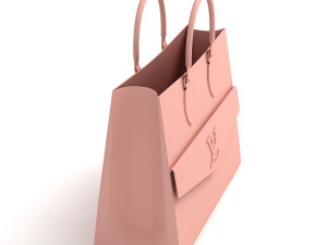 Louis Vuitton Lockme PM Tote Bag Pink Model 3D