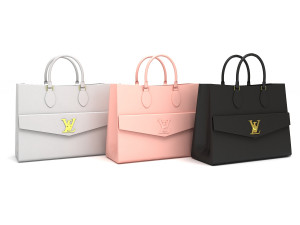 Louis Vuitton Lockme PM Tote Bag Collection Modelo 3D