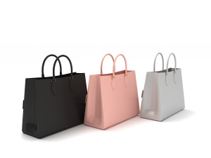 Louis Vuitton Lockme PM Tote Bag Collection 3D मॉडल