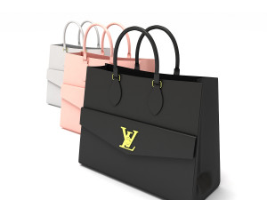 Louis Vuitton Lockme PM Tote Bag Collection 3D मॉडल