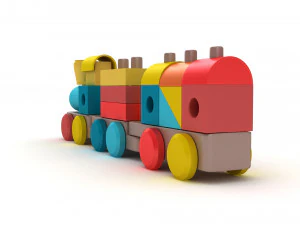 Miniature Train 3D Model