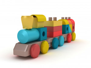 Miniature Train 3D 모델